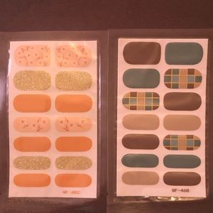 Full Wrap Nail Polish Stickers - 2 Sets